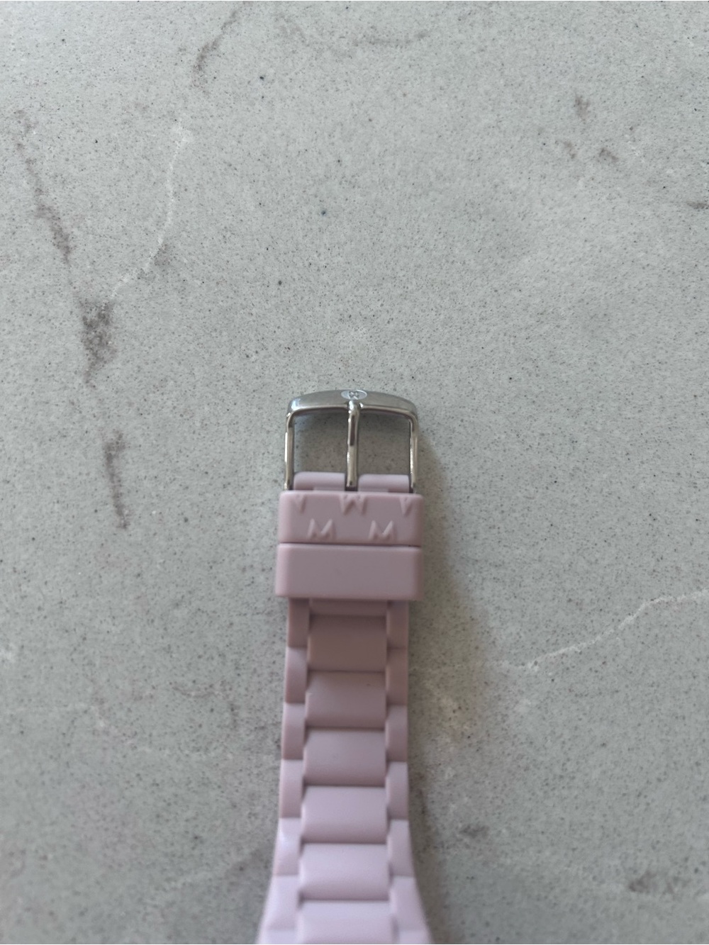 Michele Tahitian Pink and Gold Women's Chronograph Watch - Picture 7 of 8